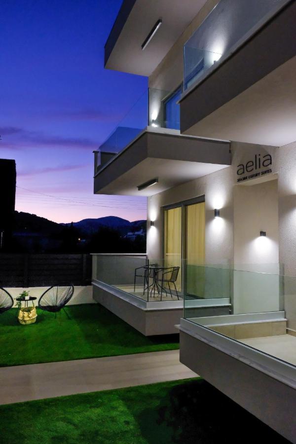 Aelia Seaside Luxury Suites เนอา คาร์วาลี ภายนอก รูปภาพ